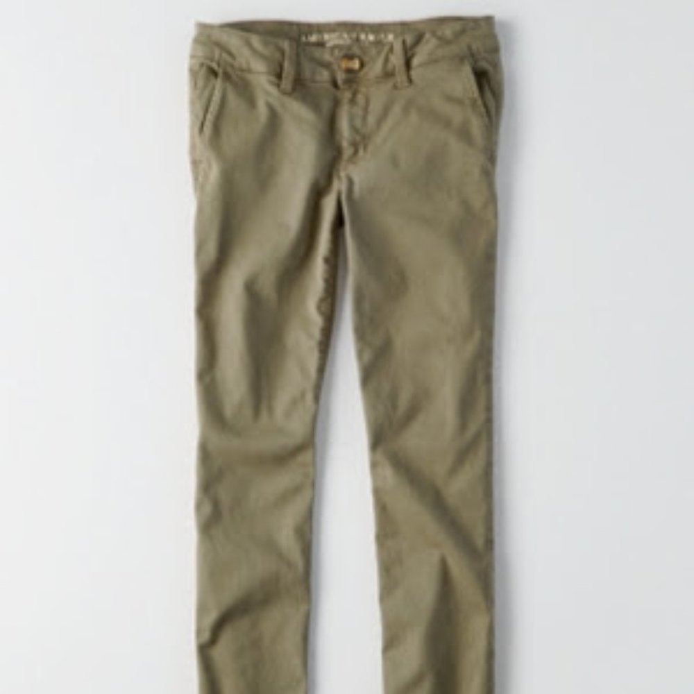 AE Olive Skinny Pant (Long)